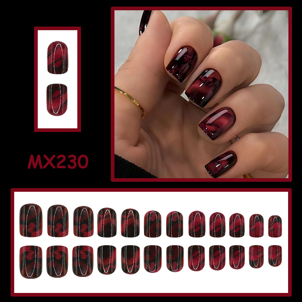 24pcs Short Square Press On Na - đánh giá và giá Nail Art Glossy