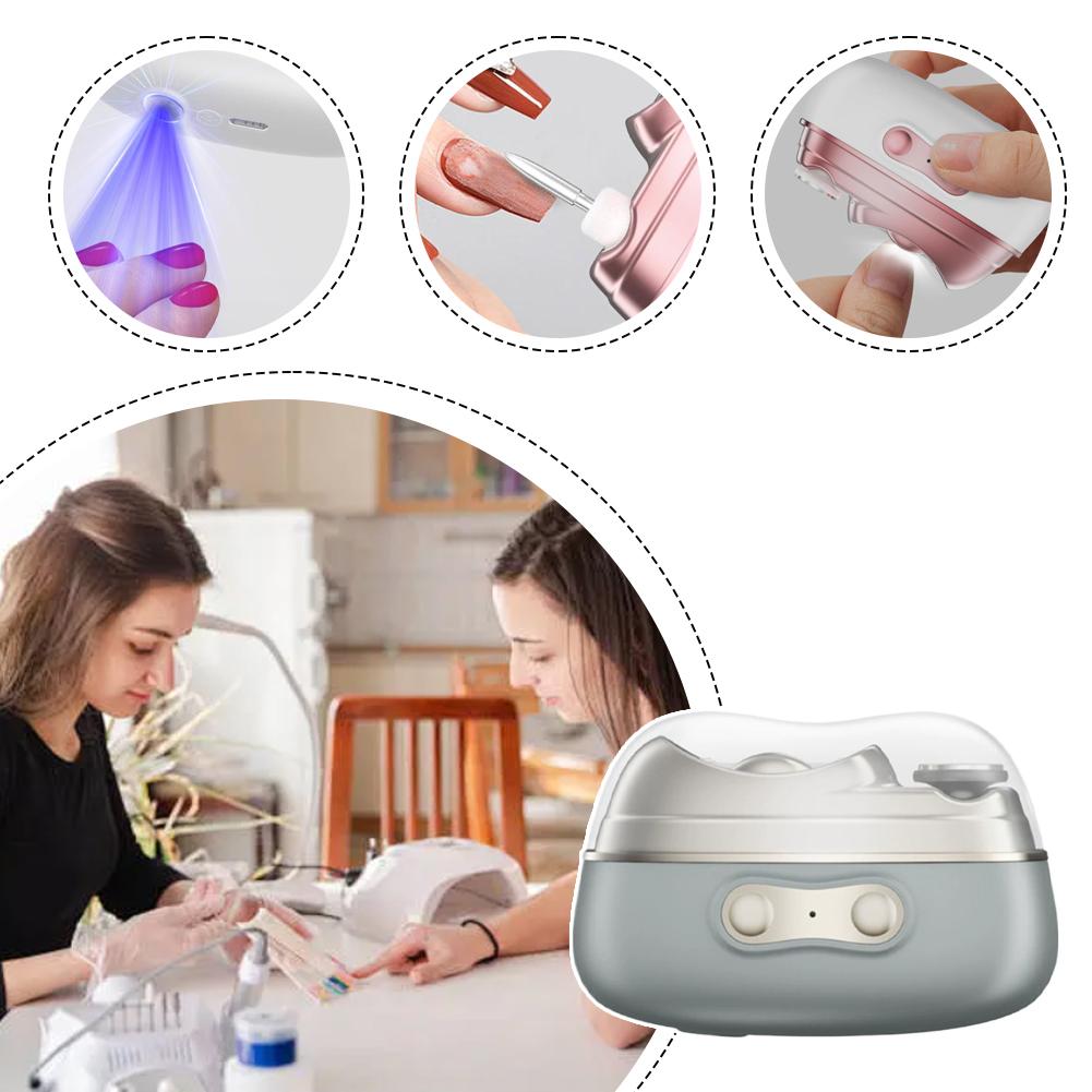 4-in-1 Electric Nail Clipper A - đánh giá và giá Uv Led Lamp Nail