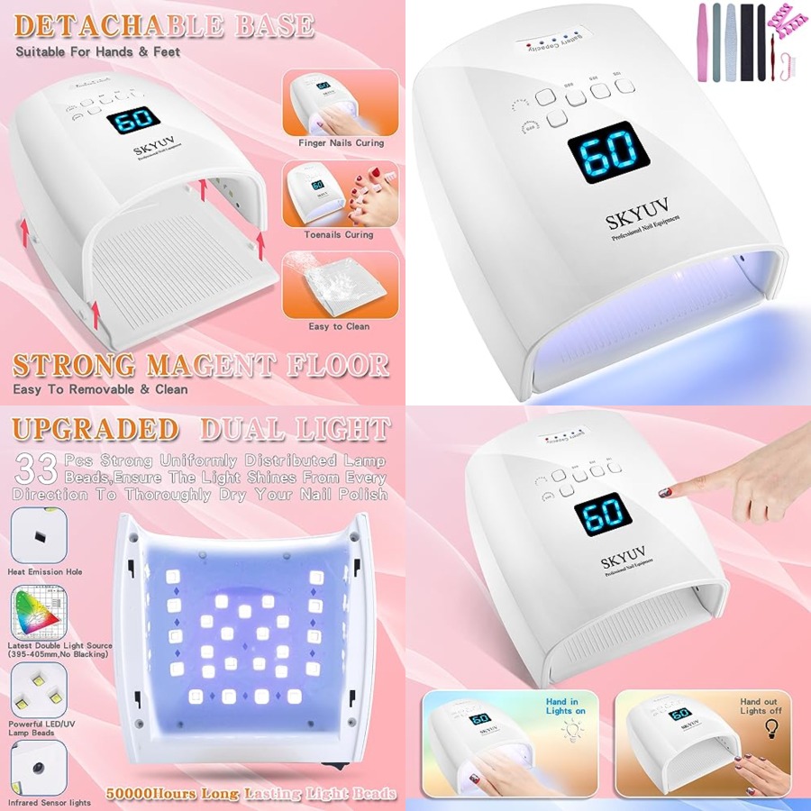 Rechargeable Faster Drying UV  - đánh giá và giá Uv Led Lamp Nail