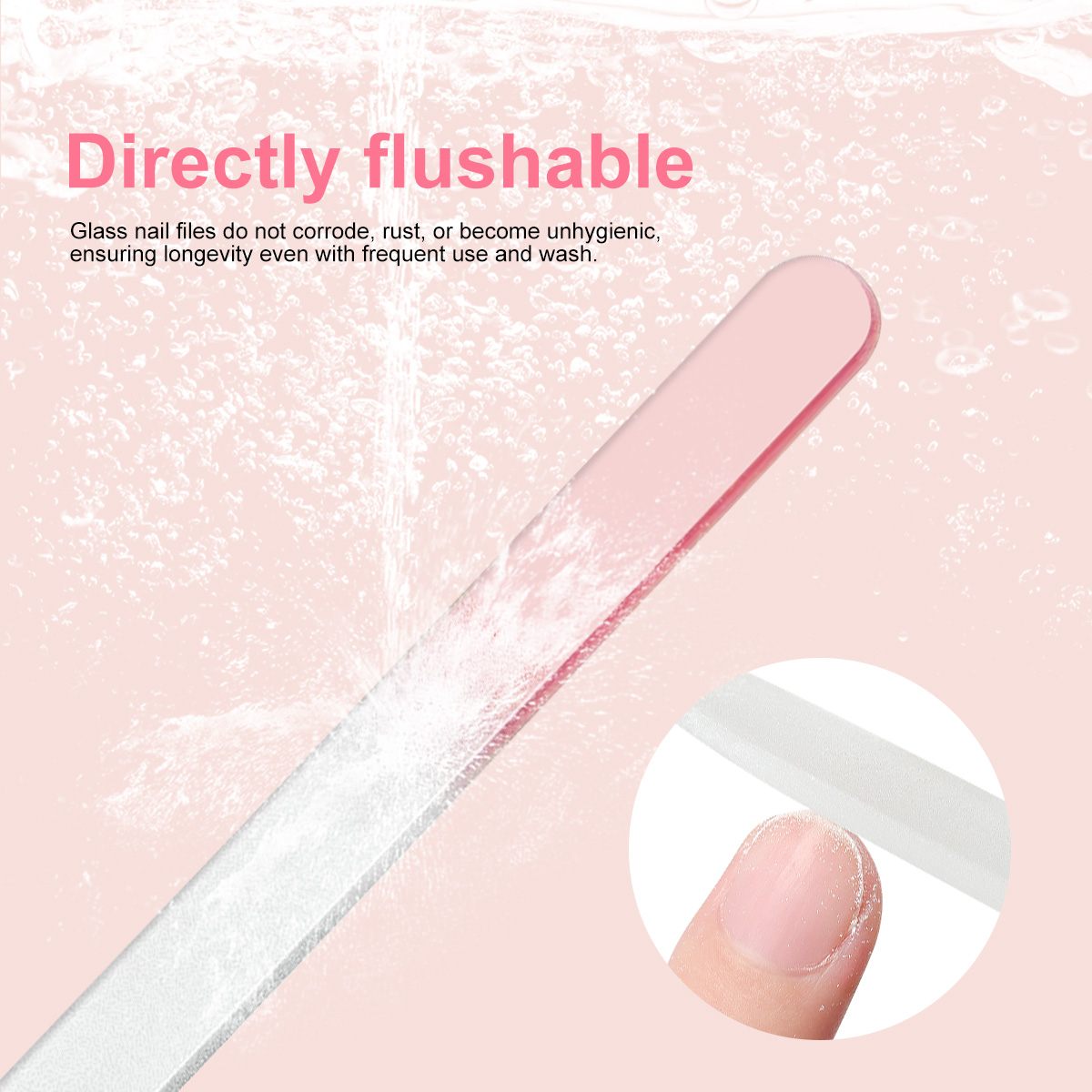 Color Nano Glass Nail File Tra - đánh giá và giá Nail Art Glossy