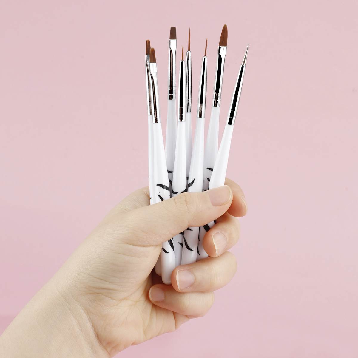 Zebra Handle Nail Brush Set Fo - đánh giá và giá Nail Art Zebra Design