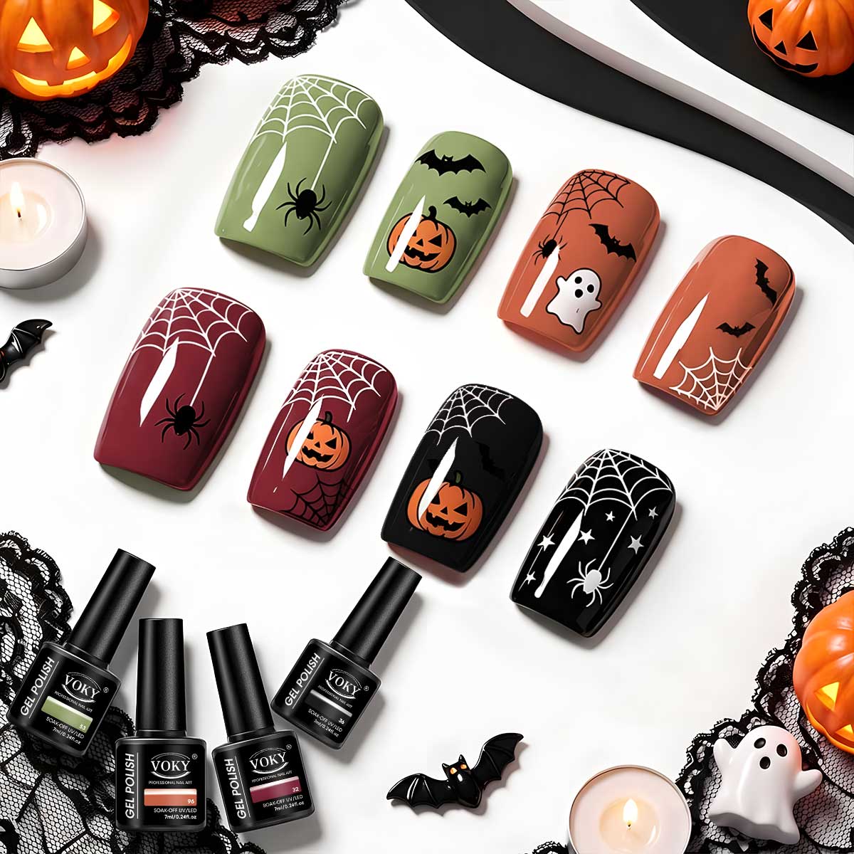 4-Pack of Olive Green, Orange, - đánh giá và giá Nail Art Burgundy