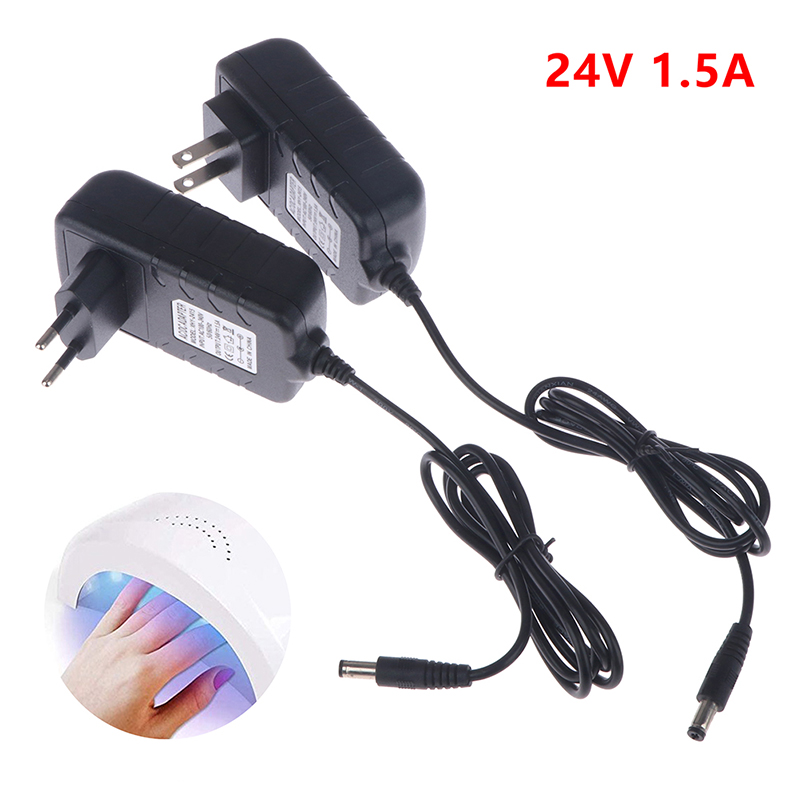 【24V 1.5A Power Supply Adapter - đánh giá và giá Uv Led Lamp Nail