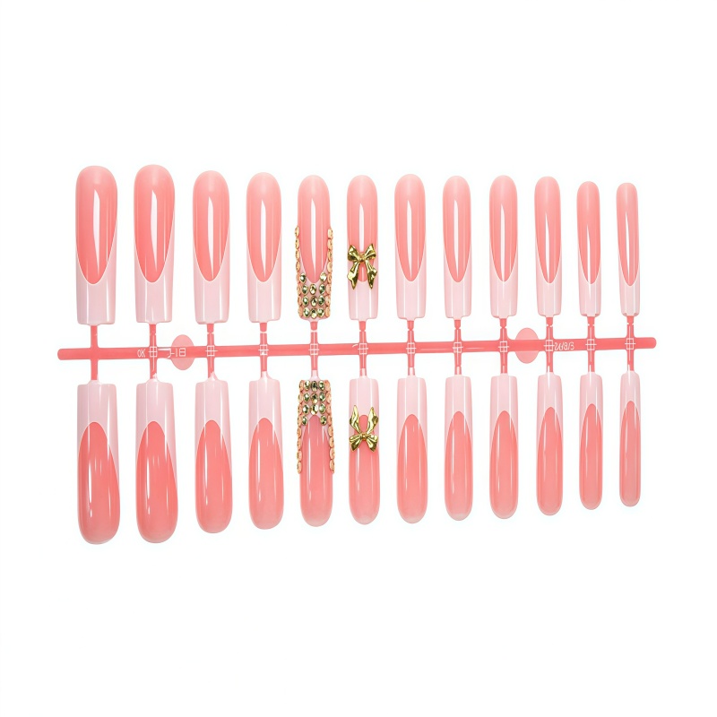 24PCS nail kit featuring a gol - đánh giá và giá Nail Art Elegant