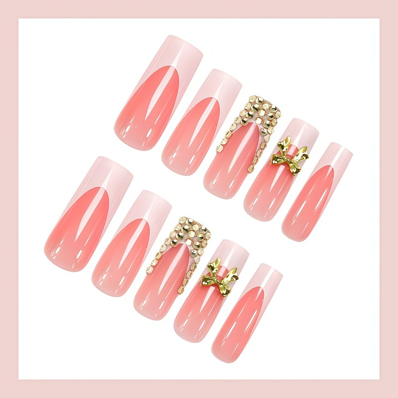 24PCS nail kit featuring a gol - đánh giá và giá Nail Art Elegant