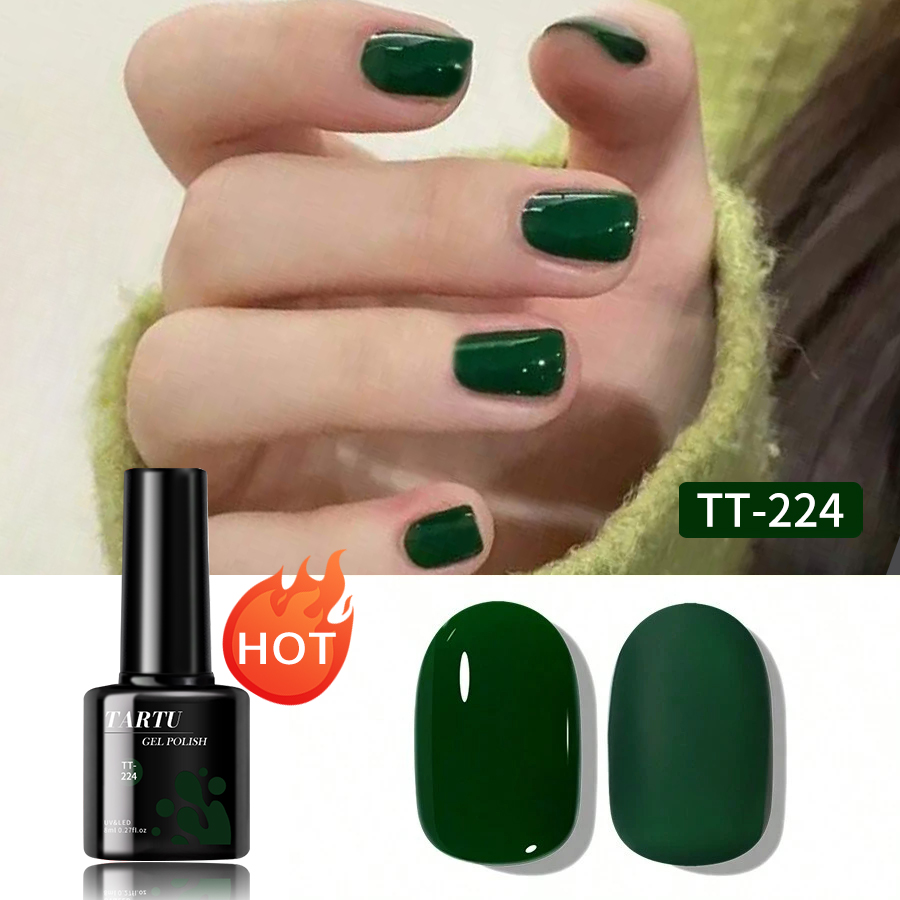 TARTU 8ml Gel Nail Polish 63 C - đánh giá và giá Nail Art Burgundy