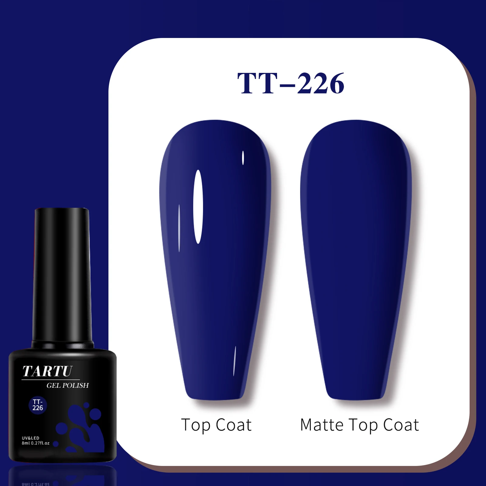 TARTU 8ml Gel Nail Polish 63 C - đánh giá và giá Nail Art Burgundy
