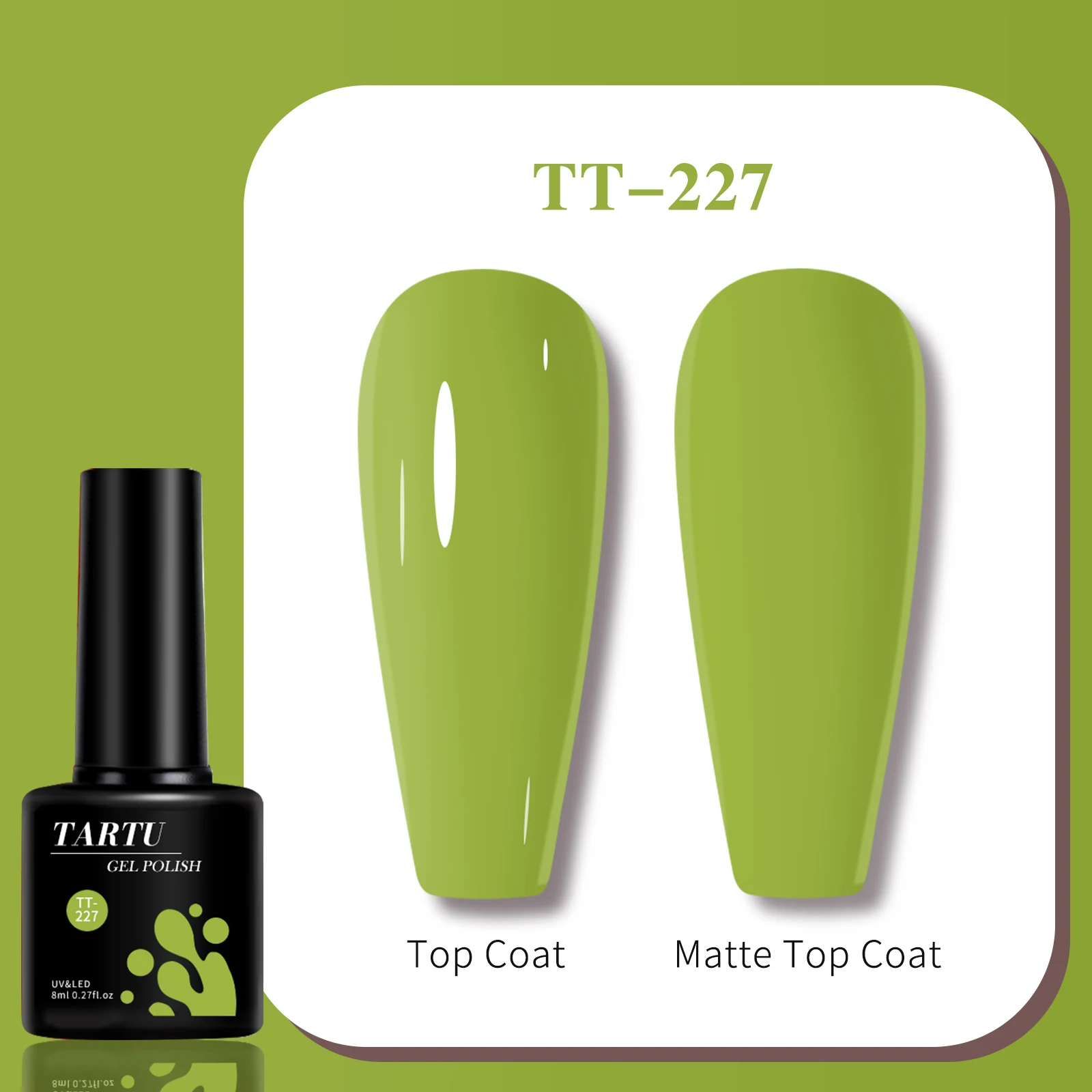 TARTU 8ml Gel Nail Polish 63 C - đánh giá và giá Nail Art Burgundy