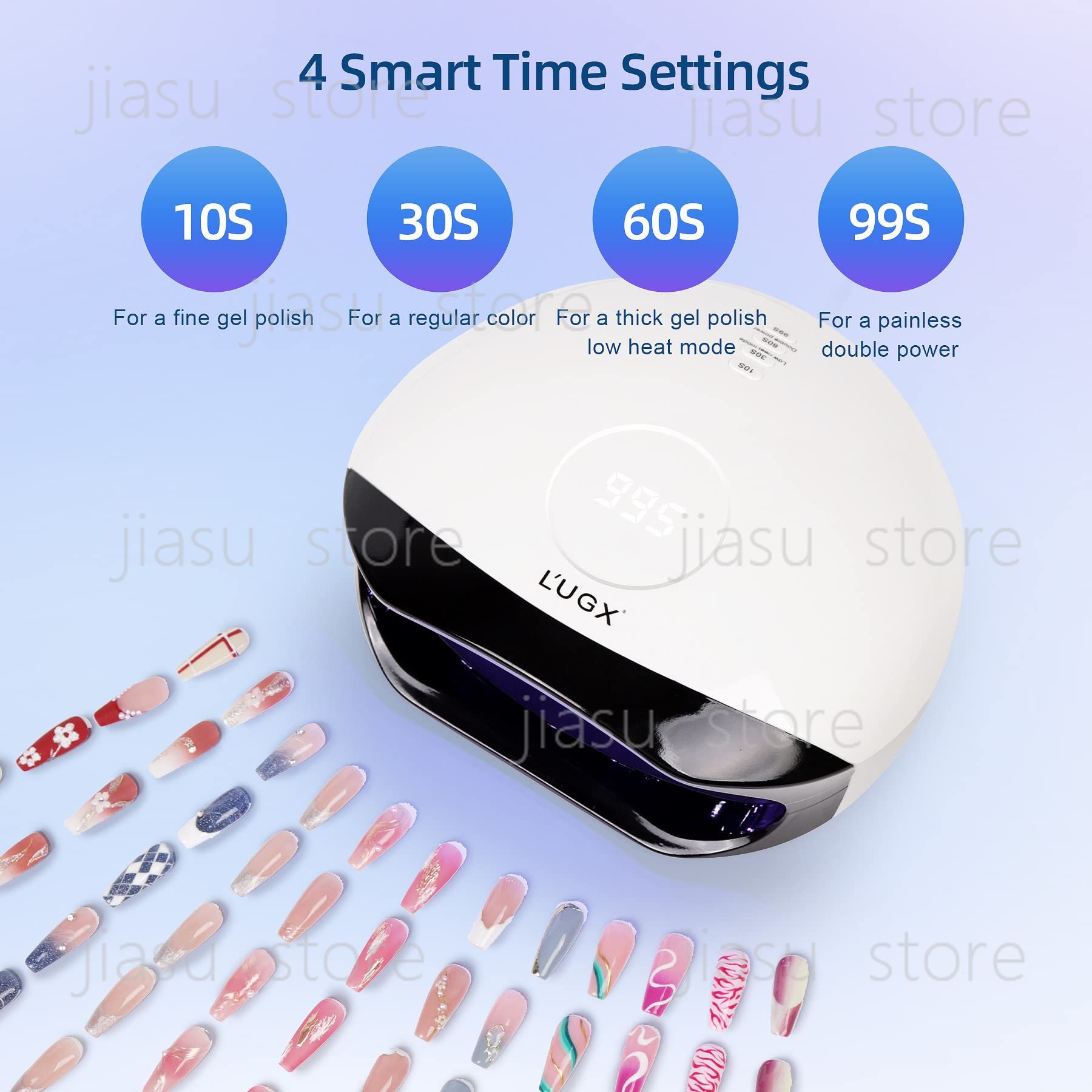 LUGX Hot Sale 56W Manicure Nai - đánh giá và giá Uv Led Lamp Nail