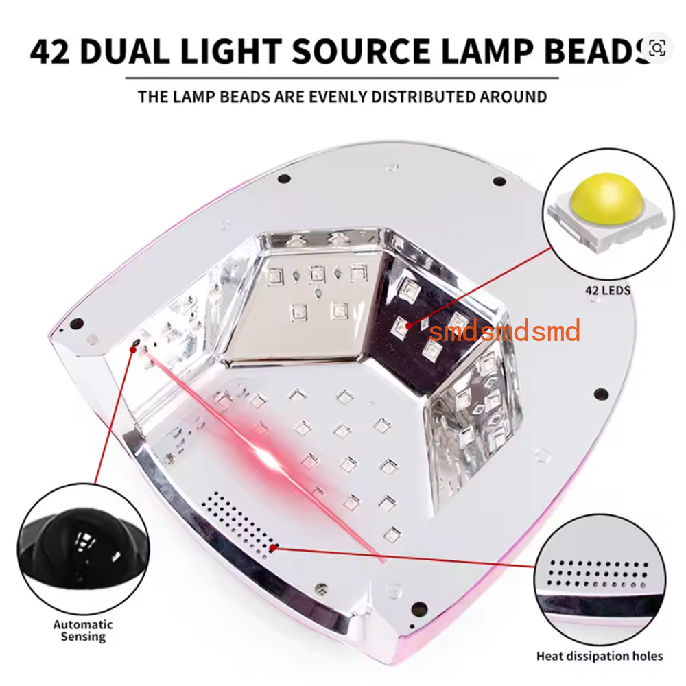 Rechargeable 96W Nail Lamp wit - đánh giá và giá Uv Led Lamp Nail