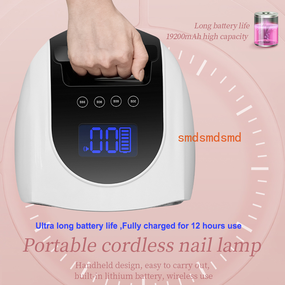 Rechargeable 96W Nail Lamp wit - đánh giá và giá Uv Led Lamp Nail