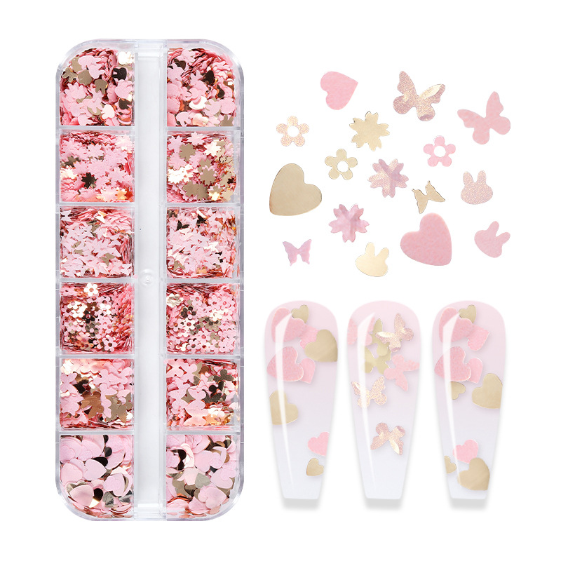 Phối Màu Huỳnh Quang Bướm Lấp  - đánh giá và giá Nail Art Glossy