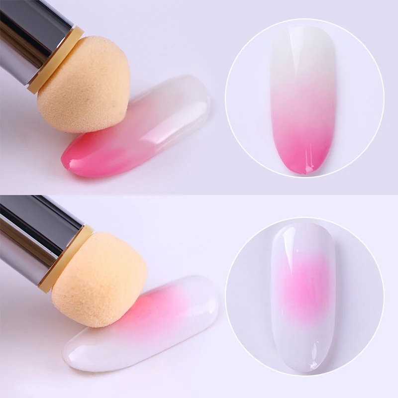 Round Sharp Head Sponge Heads  - đánh giá và giá Nail Art Glossy