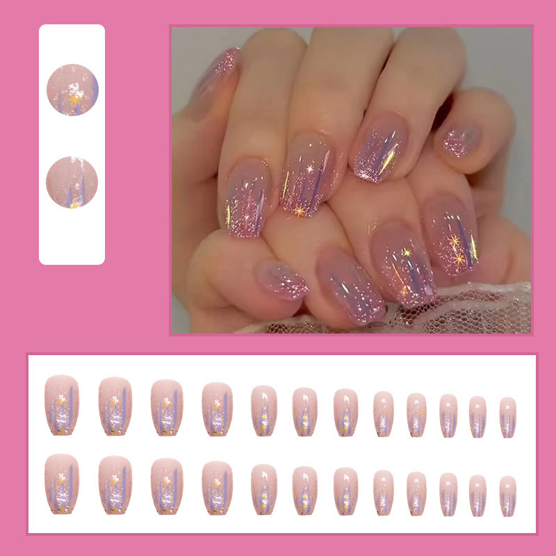 Short fake nails for women gir - đánh giá và giá Nail Art Glossy
