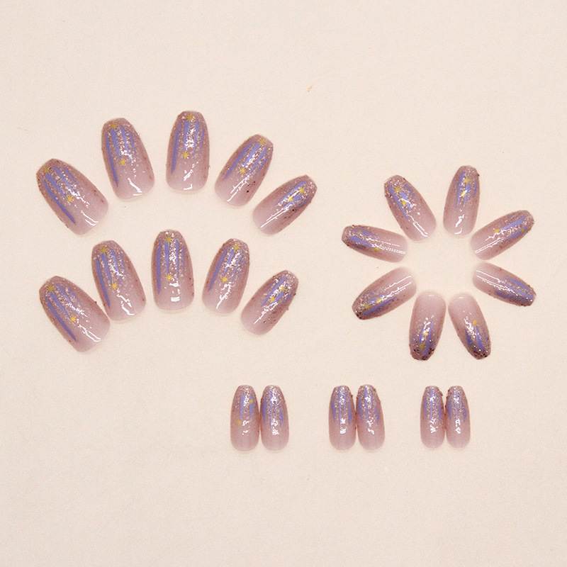 Short fake nails for women gir - đánh giá và giá Nail Art Glossy