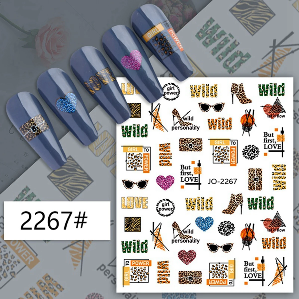 Leopard Print Series Nail Art  - đánh giá và giá Nail Art Zebra Design