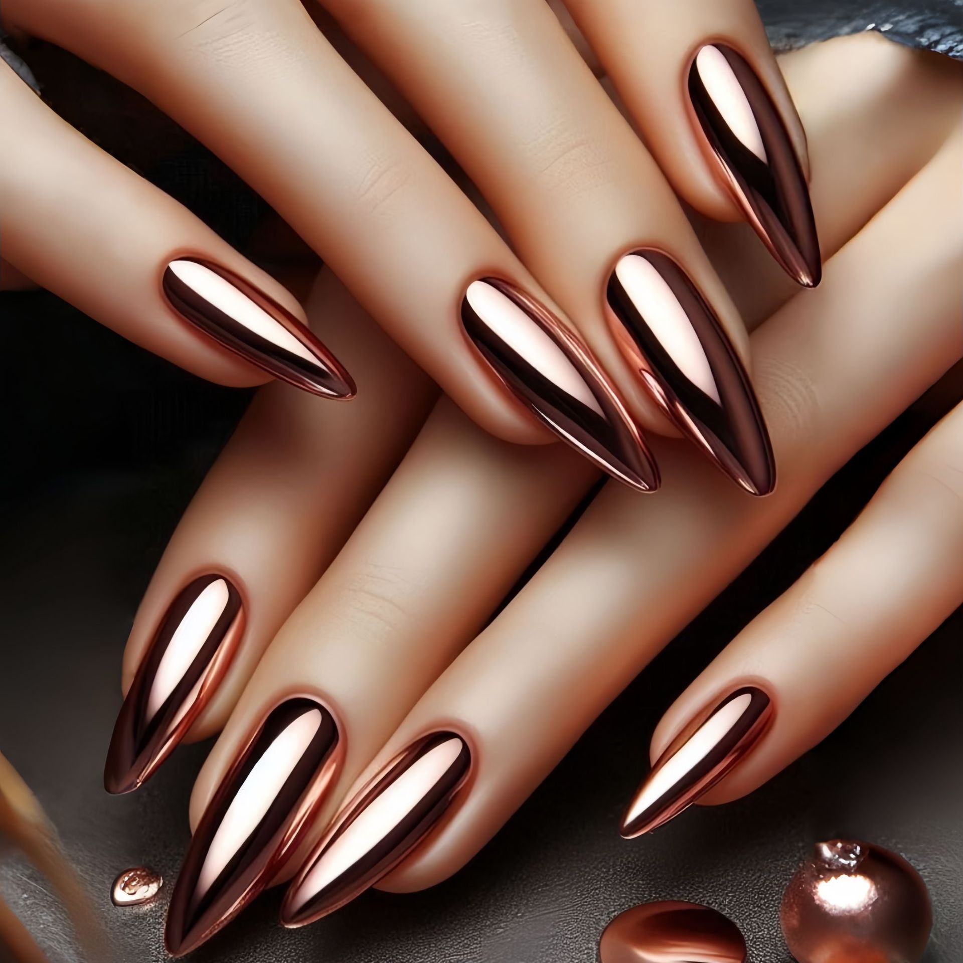 Medium fake nails for women  g - đánh giá và giá Nail Art Glossy