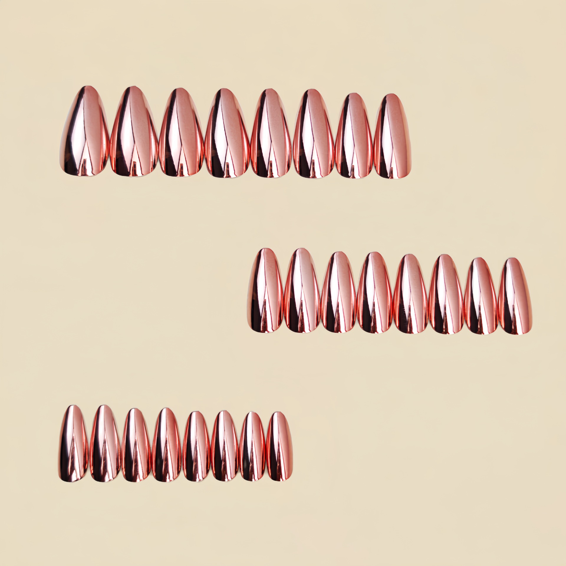 Medium fake nails for women  g - đánh giá và giá Nail Art Glossy